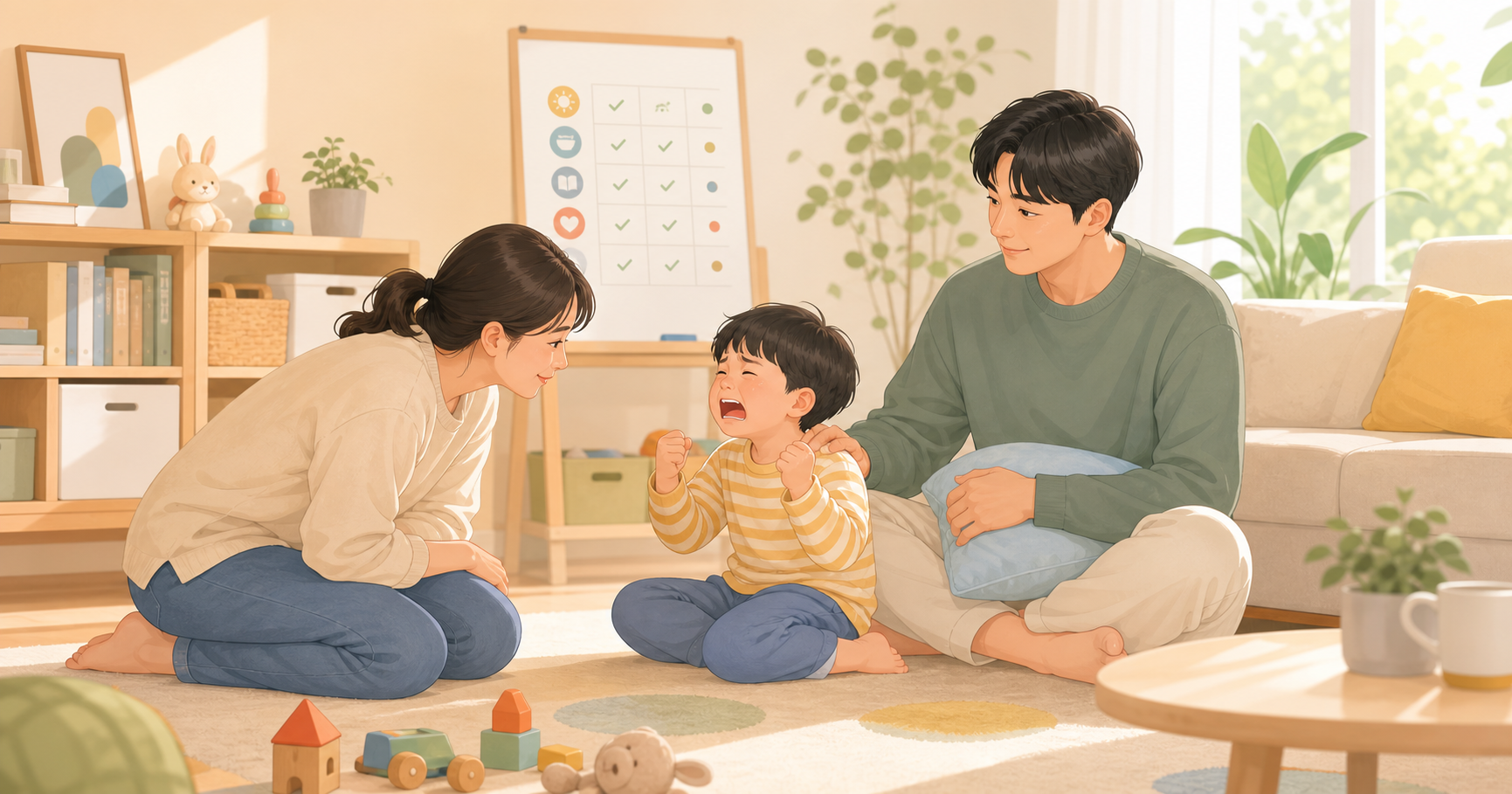 떼쓰는 아이, 현명하게 대처하는 부모력 자가진단 체크리스트