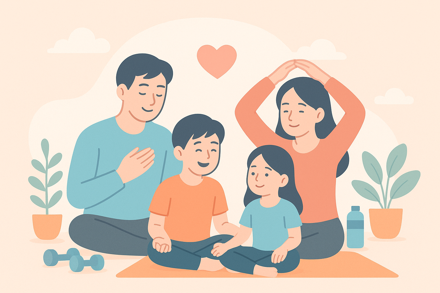 따뜻한 우리 집, 스트레스 없는 행복 찾기: FamBlend와 함께하는 가족 스트레스 관리법