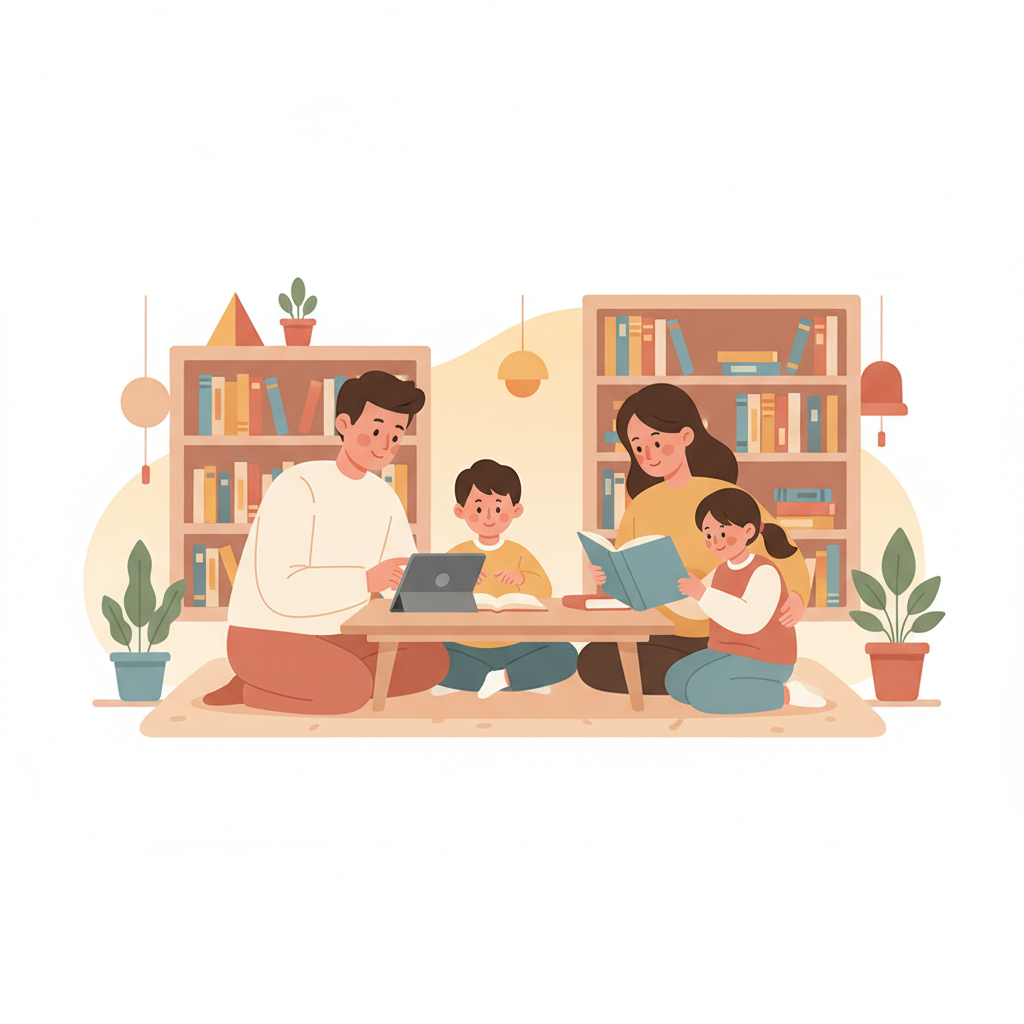 우리 가족, 행복한 학습법 찾기: 아이와 함께 성장하는 즐거운 공부 시간!