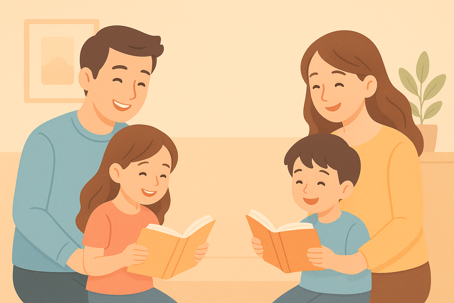 온 가족이 함께 즐기는 독서, 행복한 습관 만들기 비법