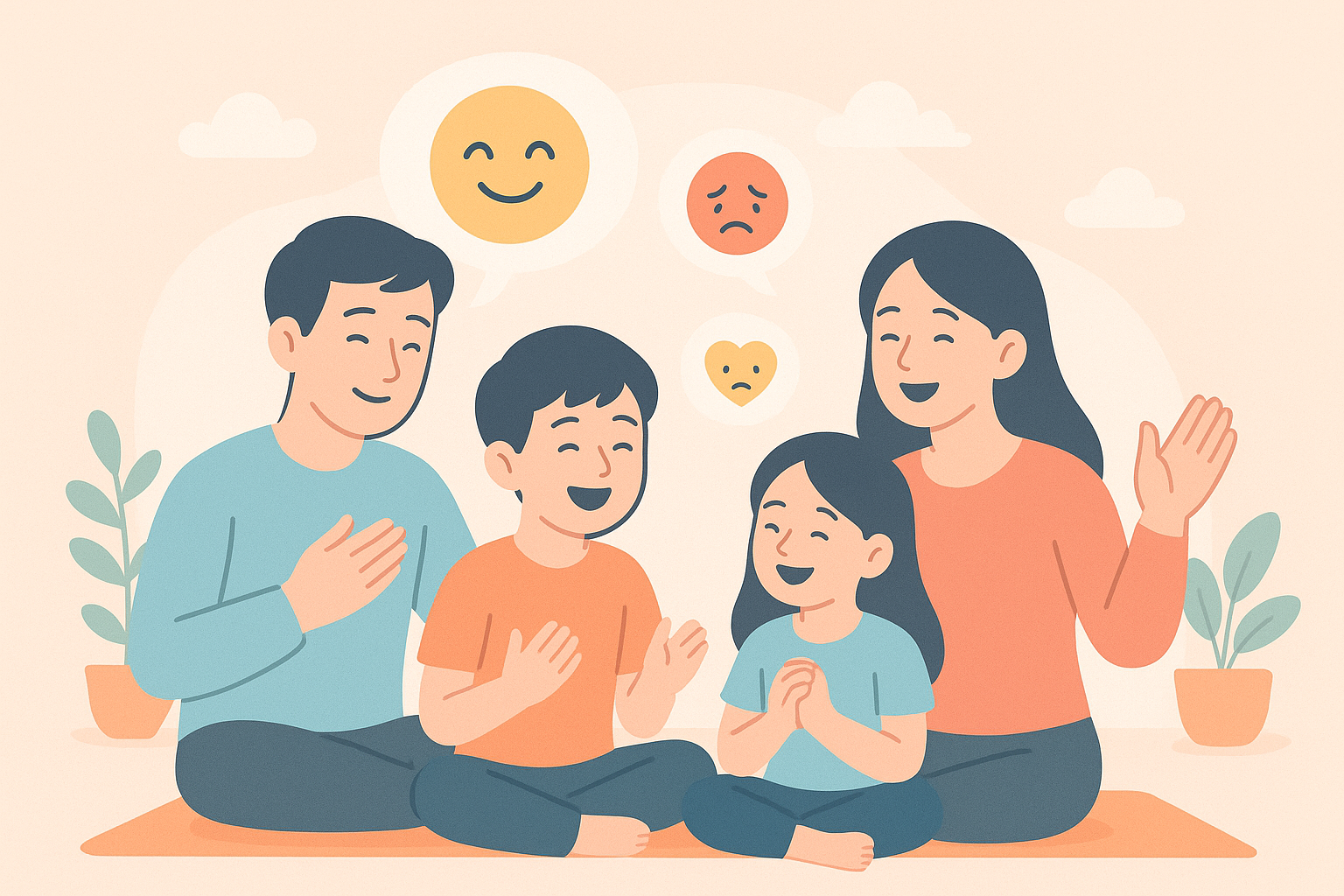 가족의 마음을 이어주는 마법 - 감정 표현의 힘