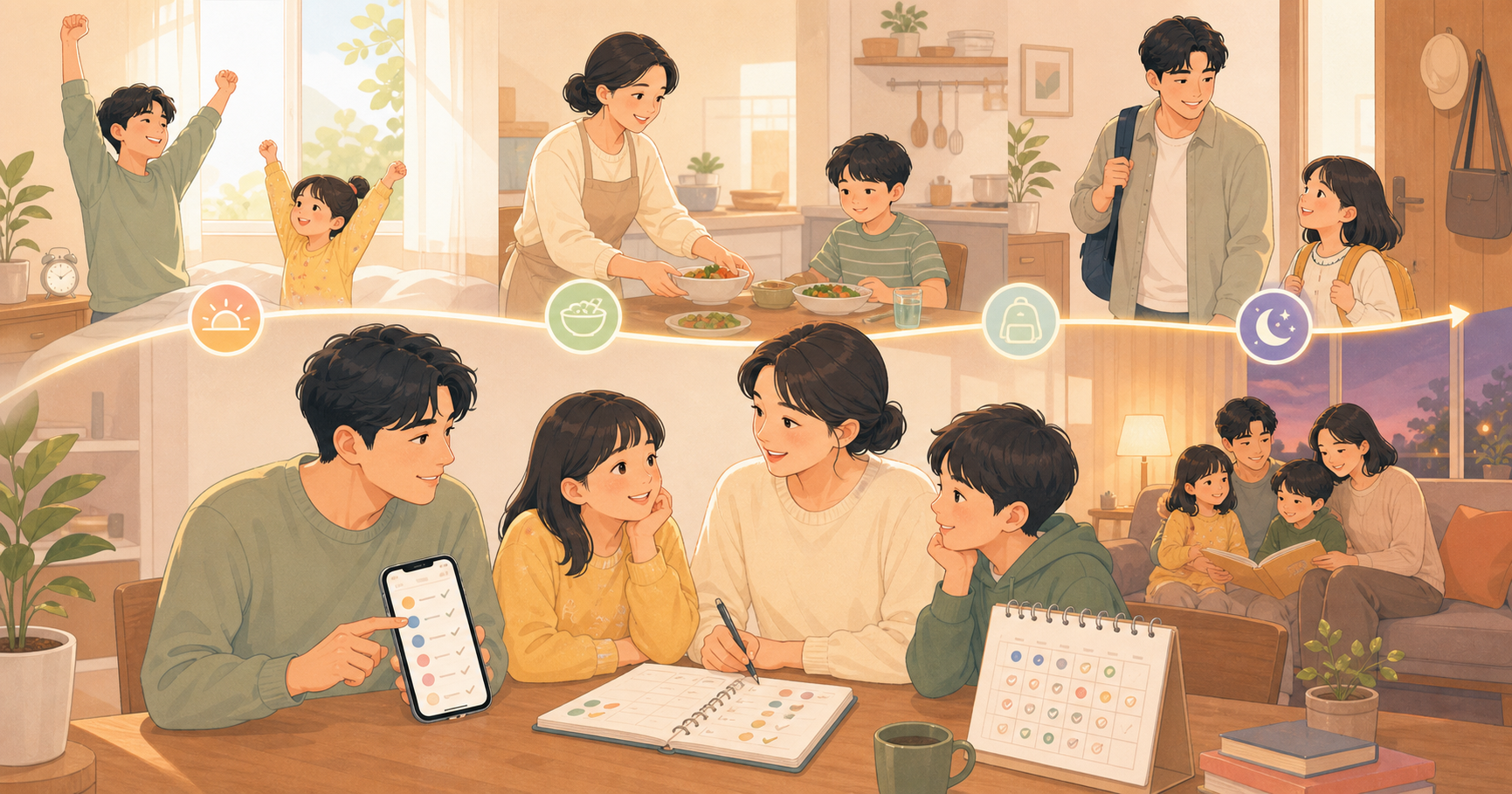 꾸준함 없는 당신? **하루 루틴 짜는 법**으로 우리 가족이 달라졌어요!